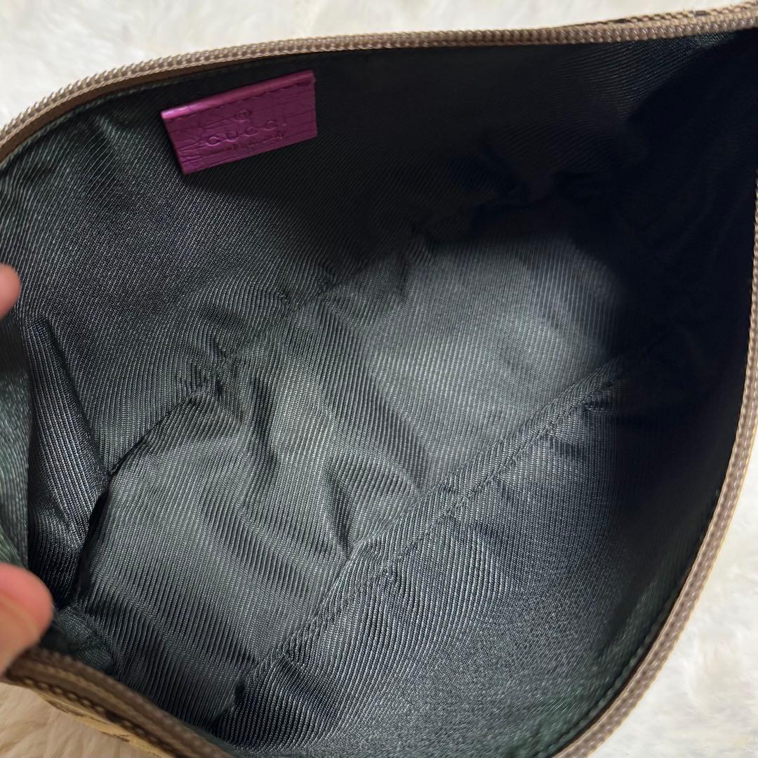 GUCCI アクセサリーポーチ　シェリーライン　GG