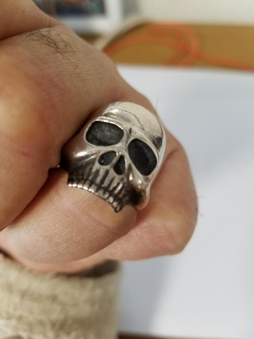 キースリチャーズ　シルバースカルリング