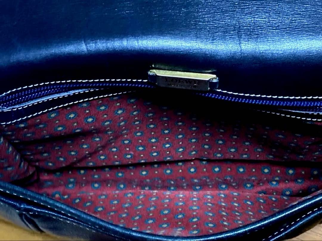 【再値下げ】 美品 LOEWE ロエベ アナグラム ショルダー レザー