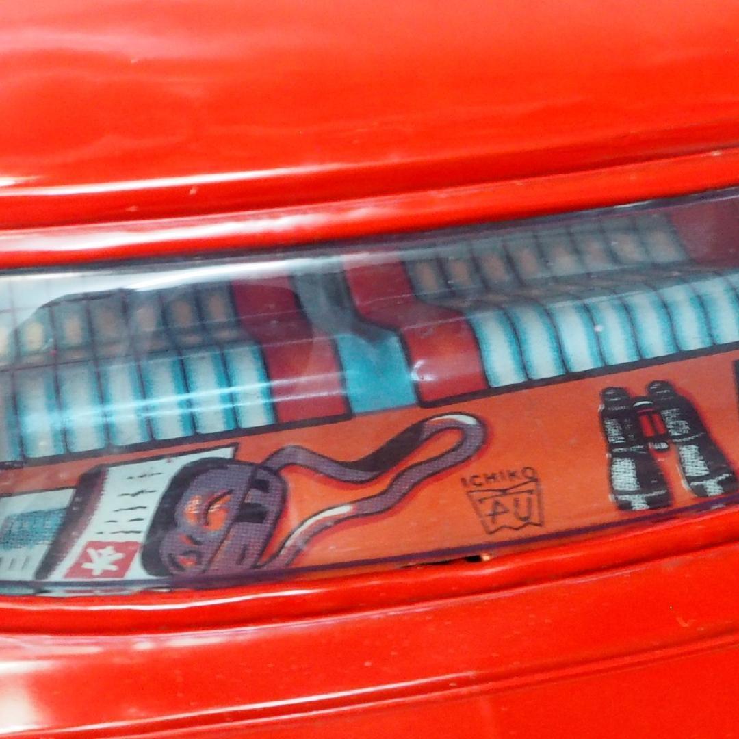 イチコー【日産セドリック スペシャル 赤】当時物ブリキ製 自動車 TIN【箱無】