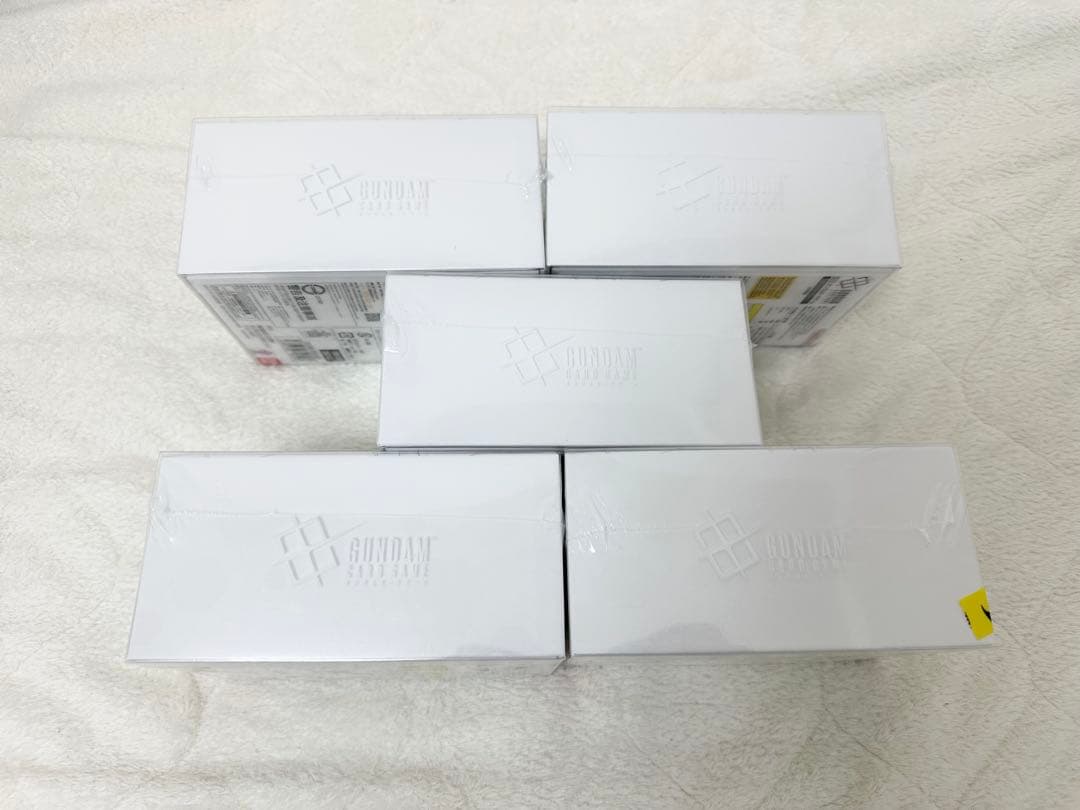 新品未開封　ガンダムカードゲーム　リミテッドbox verβ 5箱セット