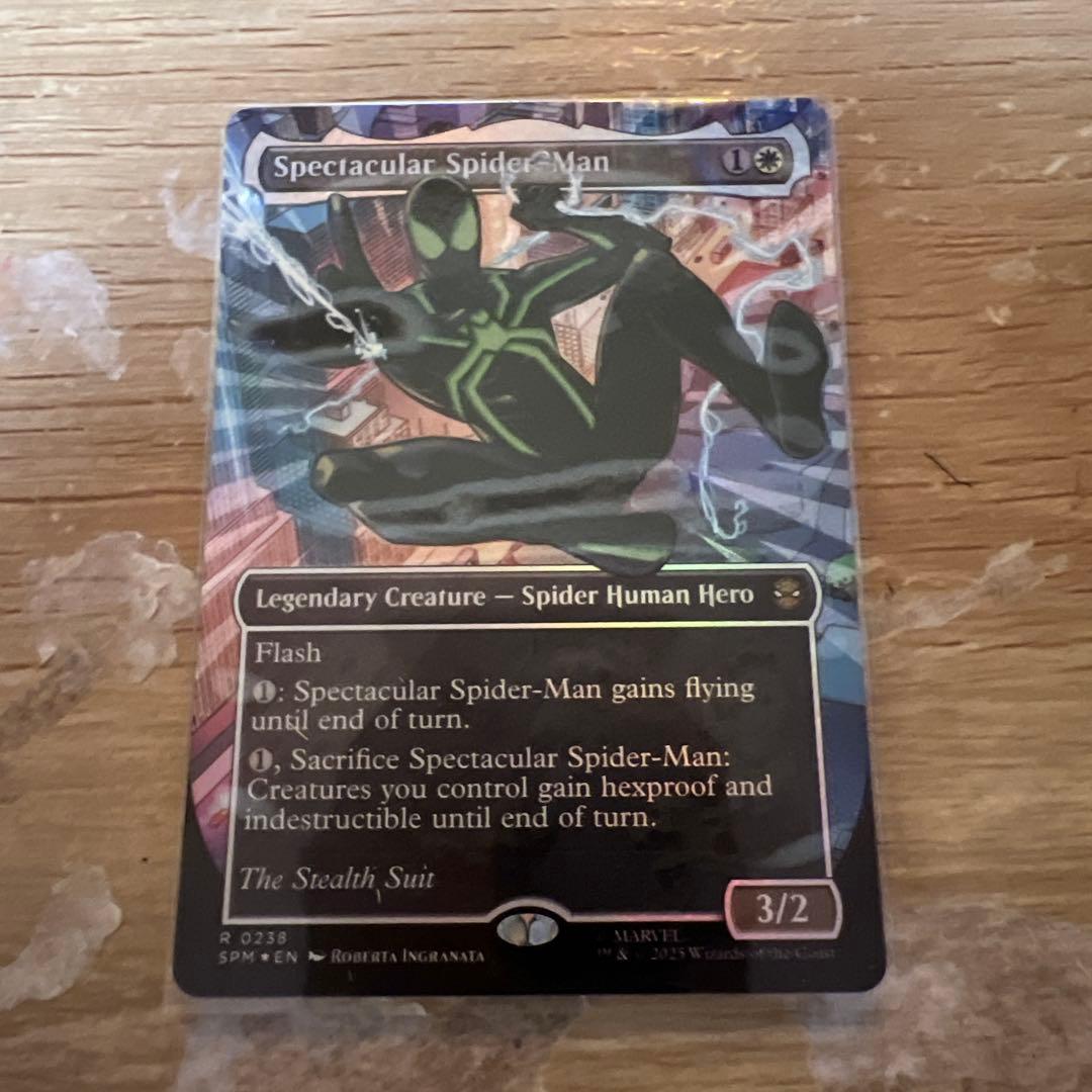 Spectacular Spider-Man テクスチャーfoil