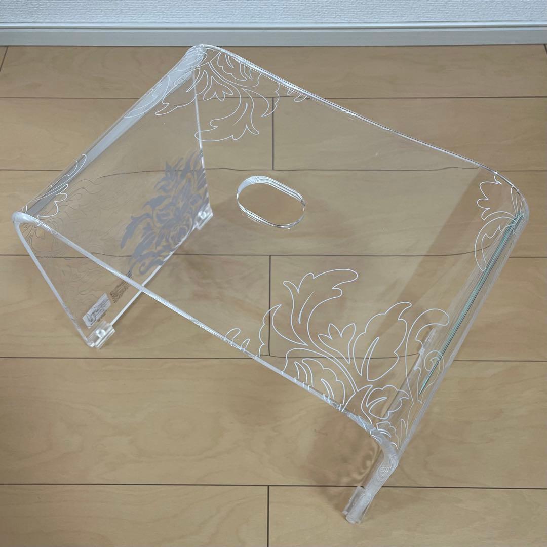 お得◎新品未使用　アクリル　高級 バスチェア　センコー　サミーラ　L クリア