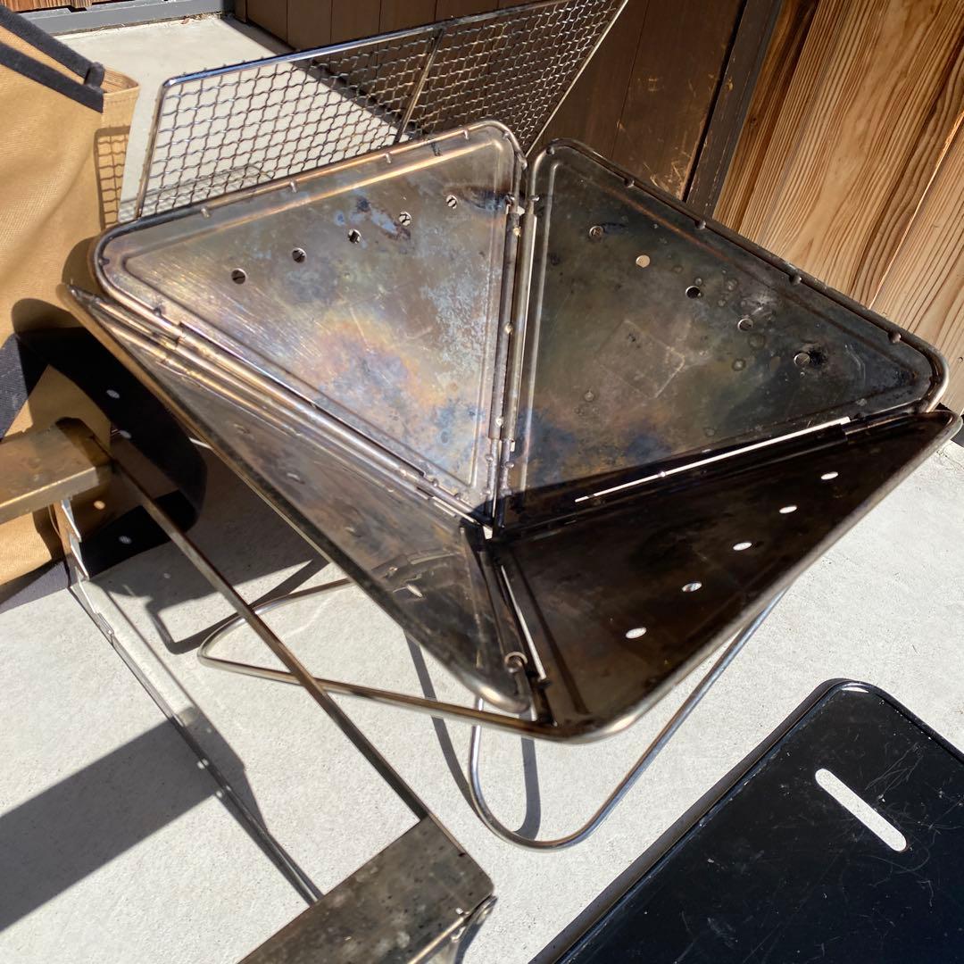 スノーピーク 焚火台Lスターターセット グリルブリッジ 焼き網 peak