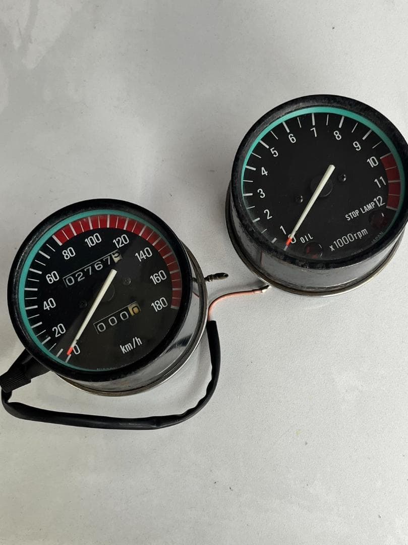 Z400FX 純正 メーター スピード 180km タコ メータ