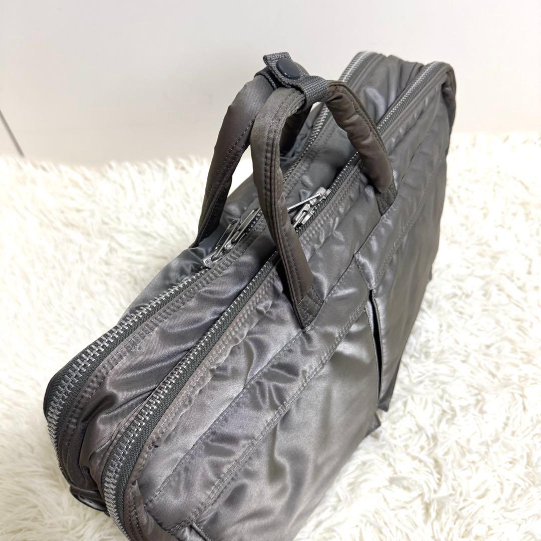 PORTER タンカー 2way ビジネスバッグ リュック　大容量　グレー