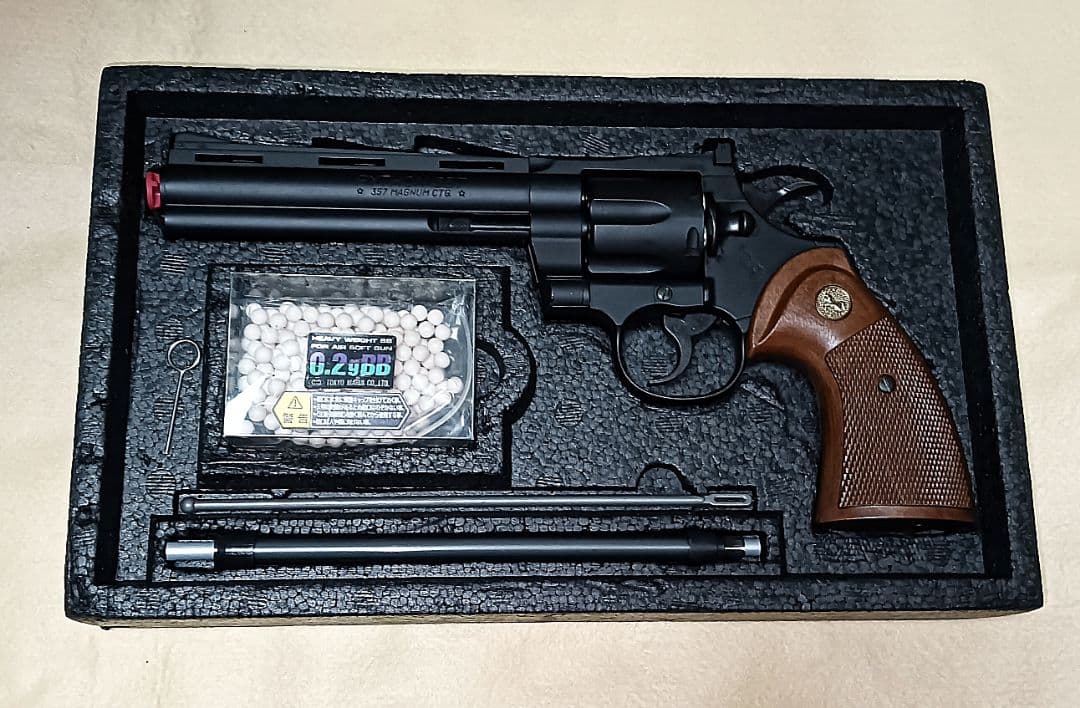 東京マルイ コルトパイソン .357mag 6インチ ガスガン 現状品
