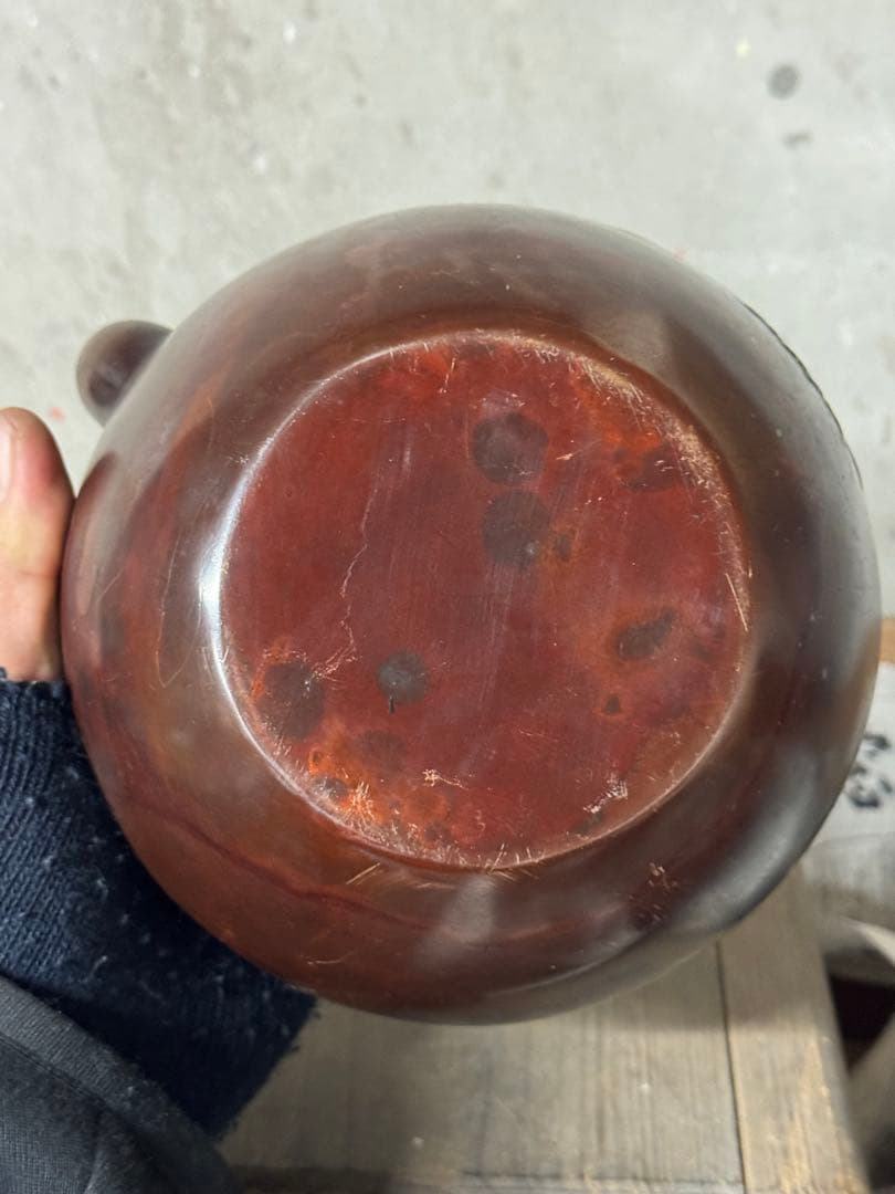 ‼️リサイクルFORTへフォロー‼️本日11/20①‼️琢斎の名前入り‼️銅製丸型湯沸