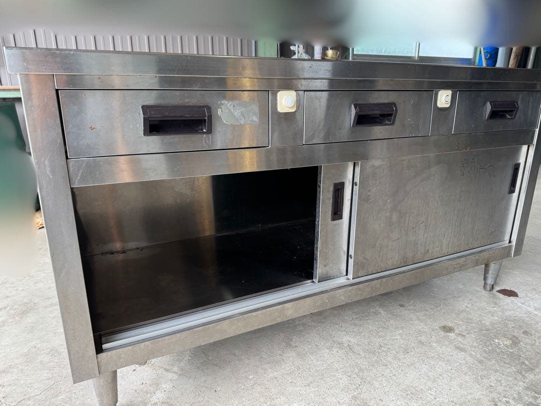ステンレス　作業台　調理台　（岐阜県引き取り限定）