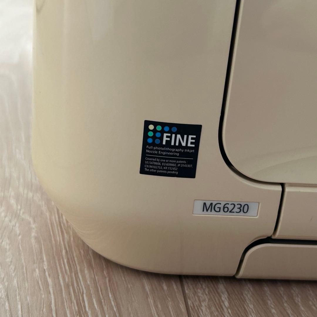Canon PIXUS MG6230 純正インク6色付／動作確認済／付属品あり