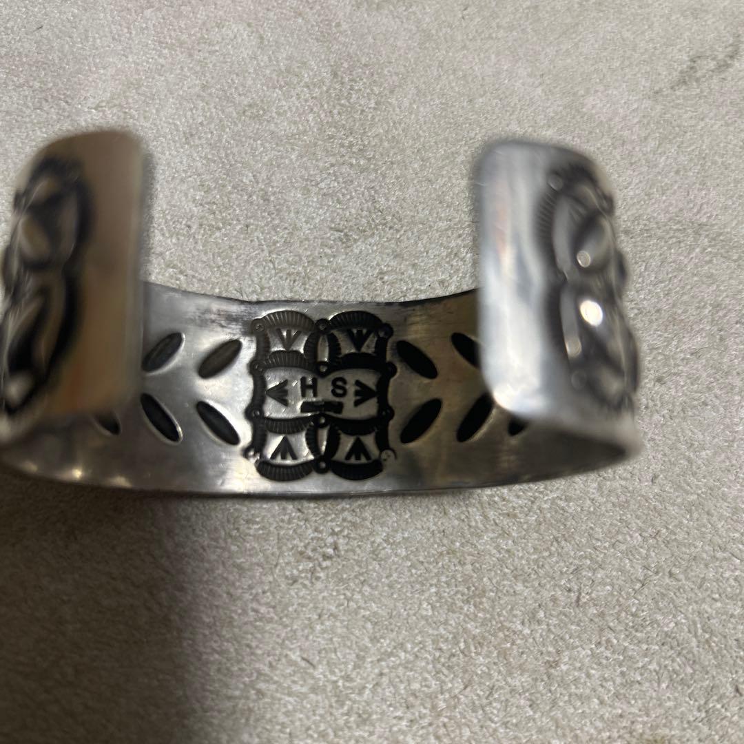 インディアンジュエリー　ターコイズ　ハーマンスミス　バングル