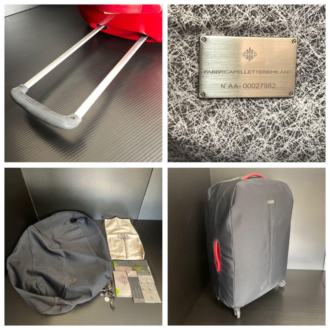 激レア FPM ファブリカ ペレッテリエ ミラノ4輪キャリーケース 付属品多数