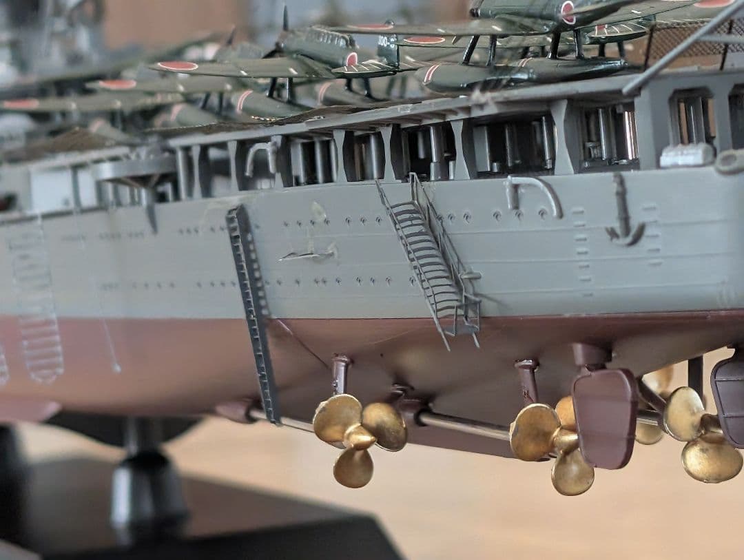 旧、日本海軍　航空巡洋艦　最上　1/350スケール　タミヤ