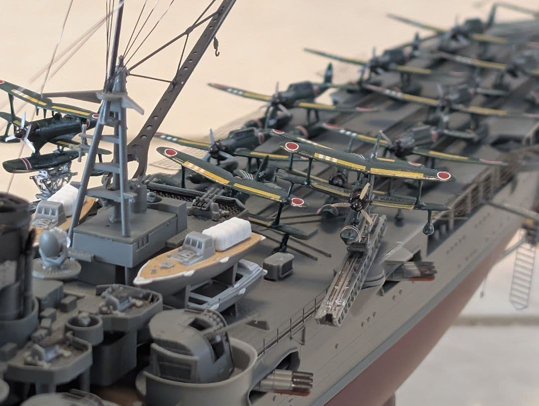 旧、日本海軍　航空巡洋艦　最上　1/350スケール　タミヤ