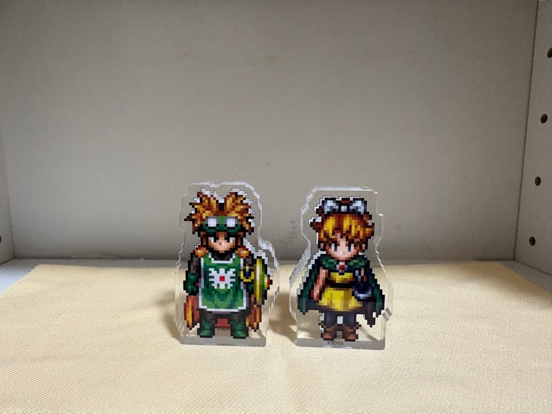 ドラゴンクエストⅠ.Ⅱ アクリルブロック 勇者 ローラ姫 ロトの子孫 勇者セット