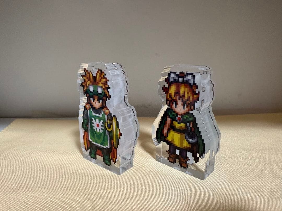 ドラゴンクエストⅠ.Ⅱ アクリルブロック 勇者 ローラ姫 ロトの子孫 勇者セット