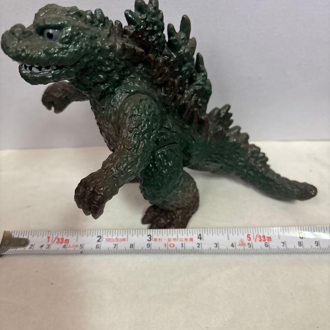 ゴジラ ソフビ ポピー キングザウルスシリーズ 足型 当時物 美品 フィギュア
