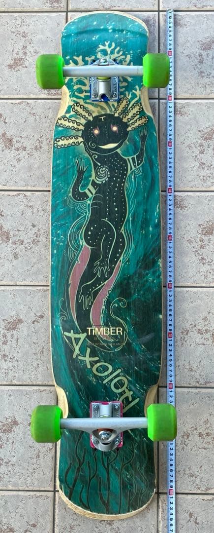 ロングスケートボード　ティンバーボード　AXOLOTL