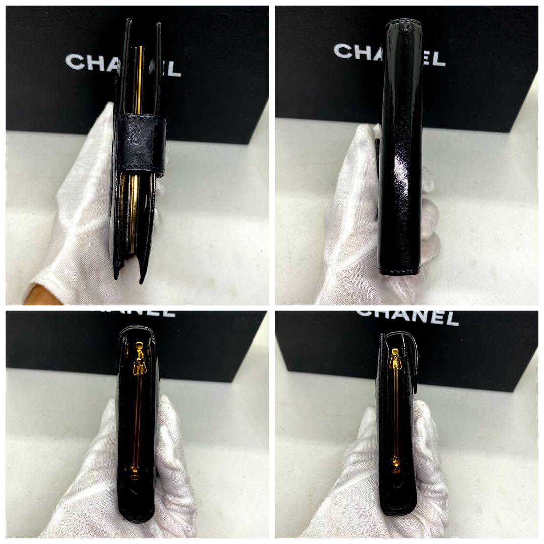 ❤️人気CHANEL❤️定価の半額以下‼️限界価格‼️CHANEL❤️折財布❤️エナメル