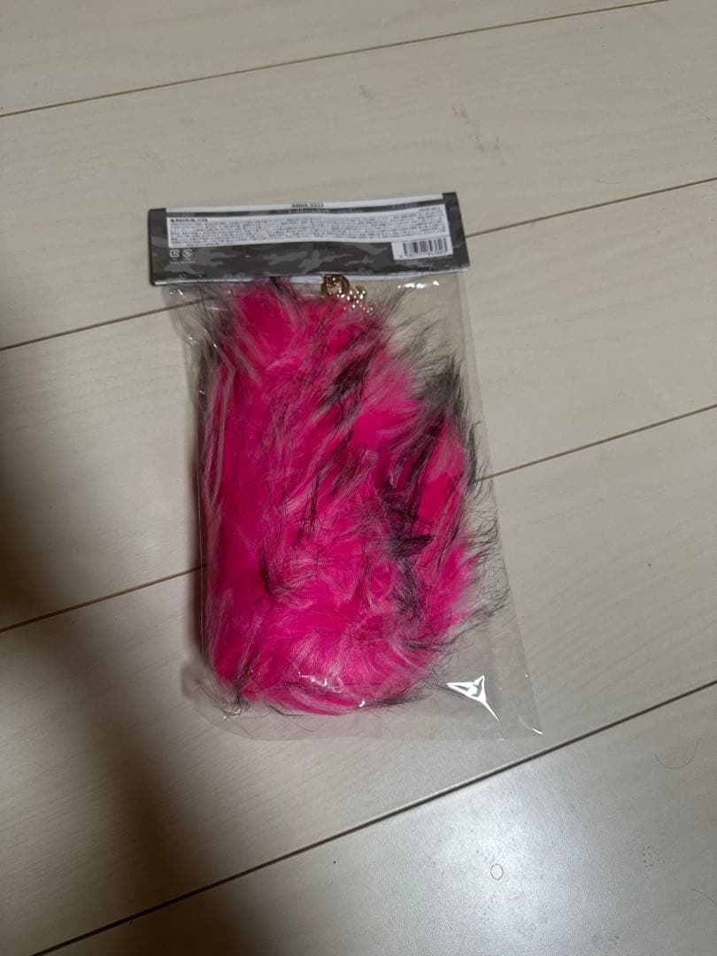 【新品】浜崎あゆみグッズテールチャーム（ピンク）しっぽ