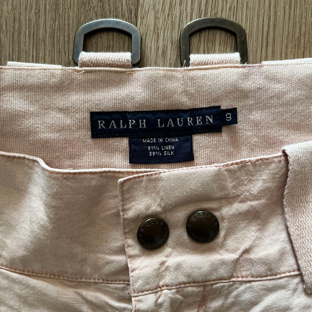 90's Ralph Lauren リネン パラシュートパンツ