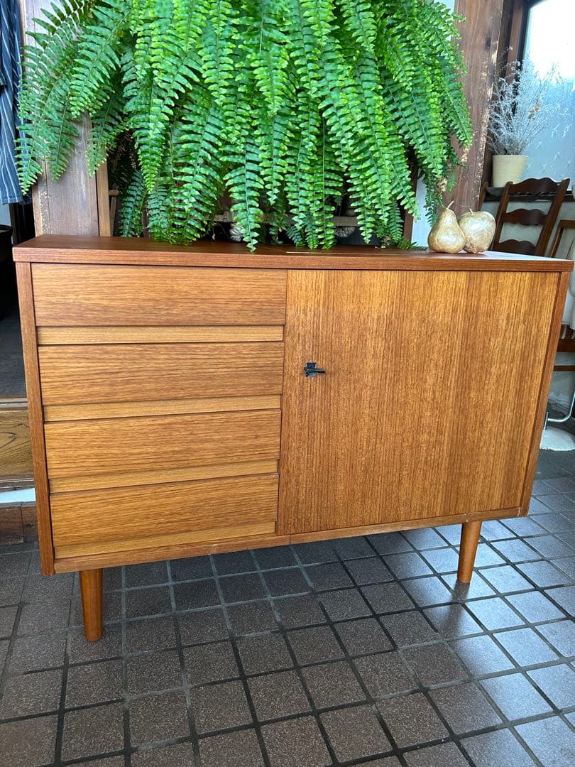 北欧ビンテージ　デンマーク　ミシン台　店舗什器　　キャビネット　サイドボード