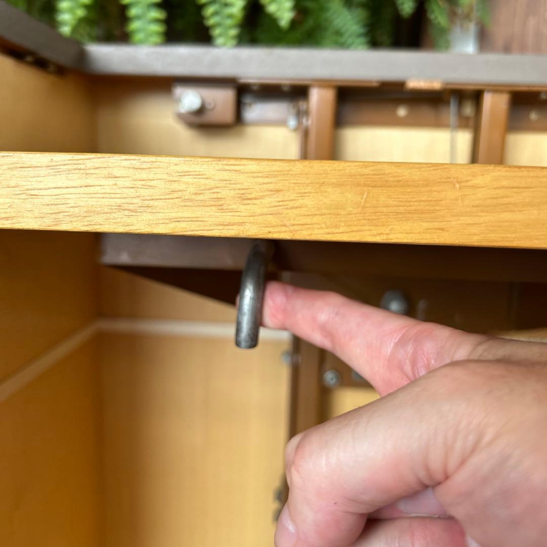 北欧ビンテージ　デンマーク　ミシン台　店舗什器　　キャビネット　サイドボード