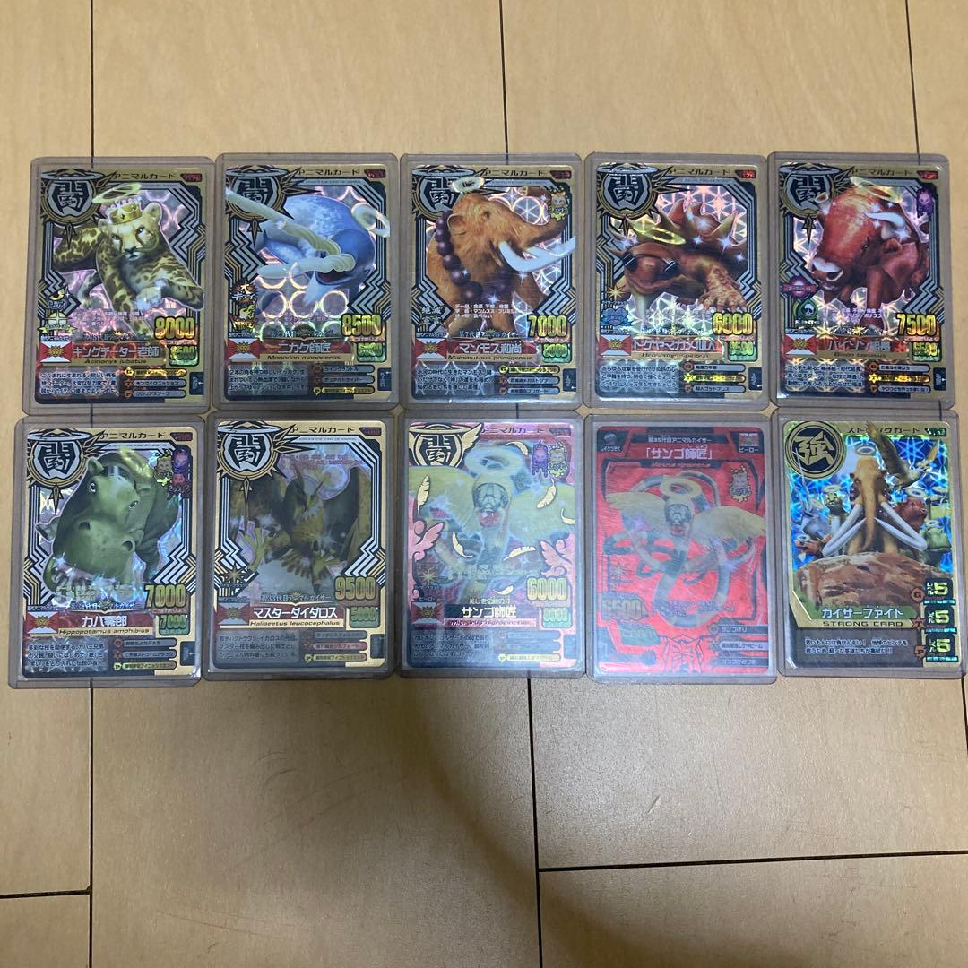 アニマルカイザーレアカード10枚