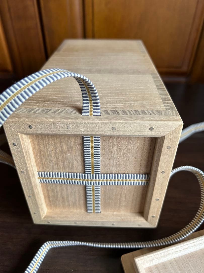 人間国宝　加藤卓男　藍彩貼花文手付花入 重要無形文化財認定