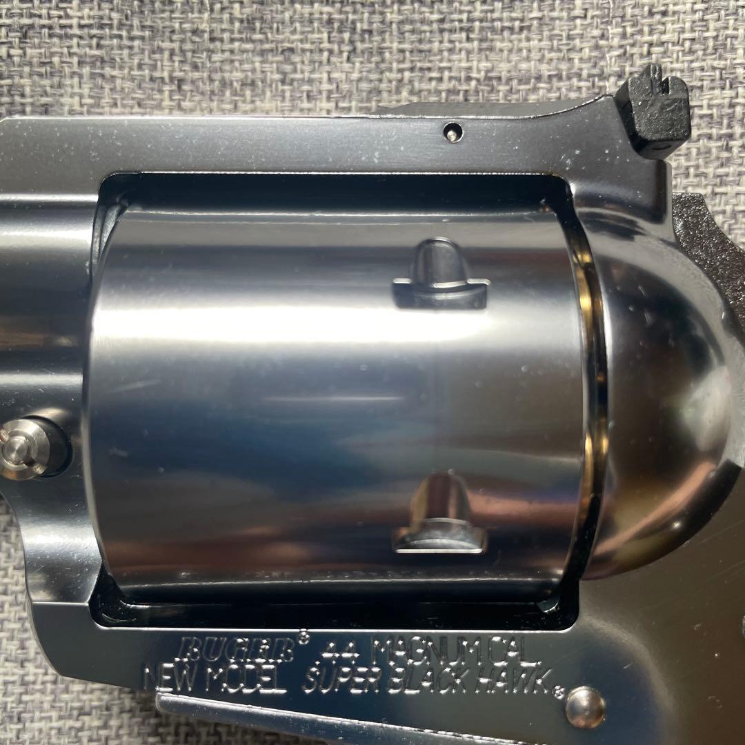 マルシン スーパーブラックホーク 7.5インチ プラグリップ シルバーABS