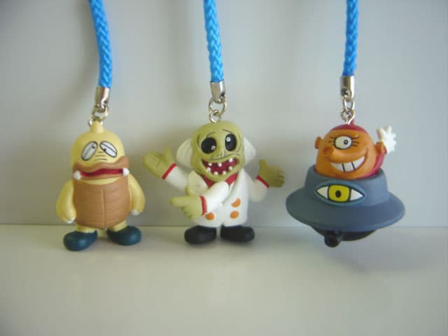 ♯Gwt29HE怪物くんフィギュア根付け人気5種