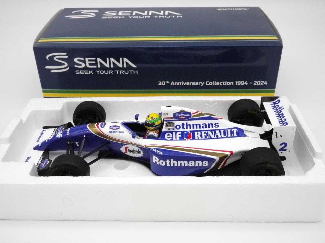 kuusプロフィ重要1/18 ウィリアムズ FW16 ウェザリング セナ