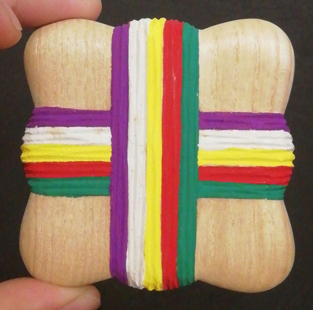 尋牛斎書付　芦流作　桐木地　糸巻　香合　共箱　茶道具