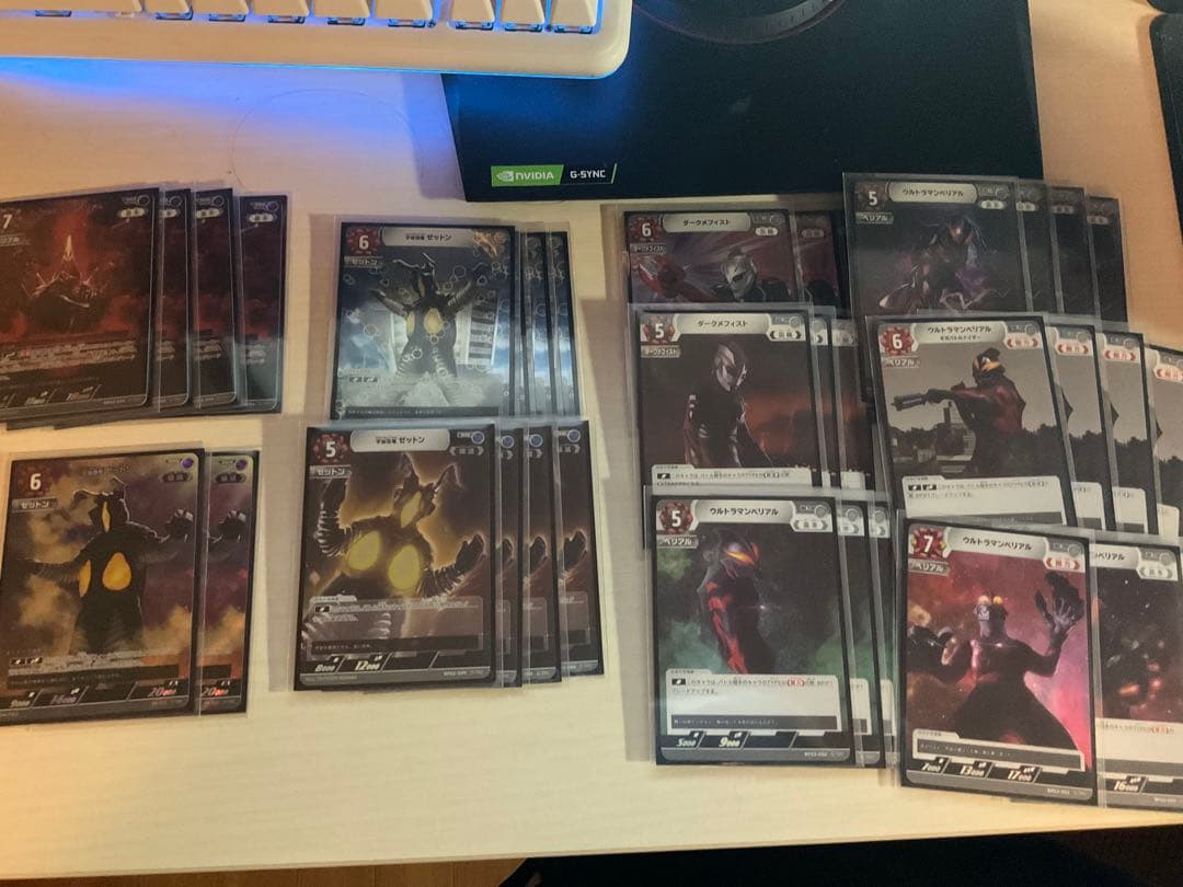 ウルトラマンカードゲーム　ベリアル怪獣　デッキ