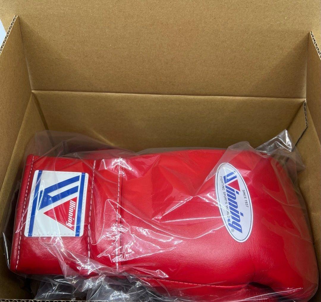 Winning グローブ 12オンス レッド ひも式