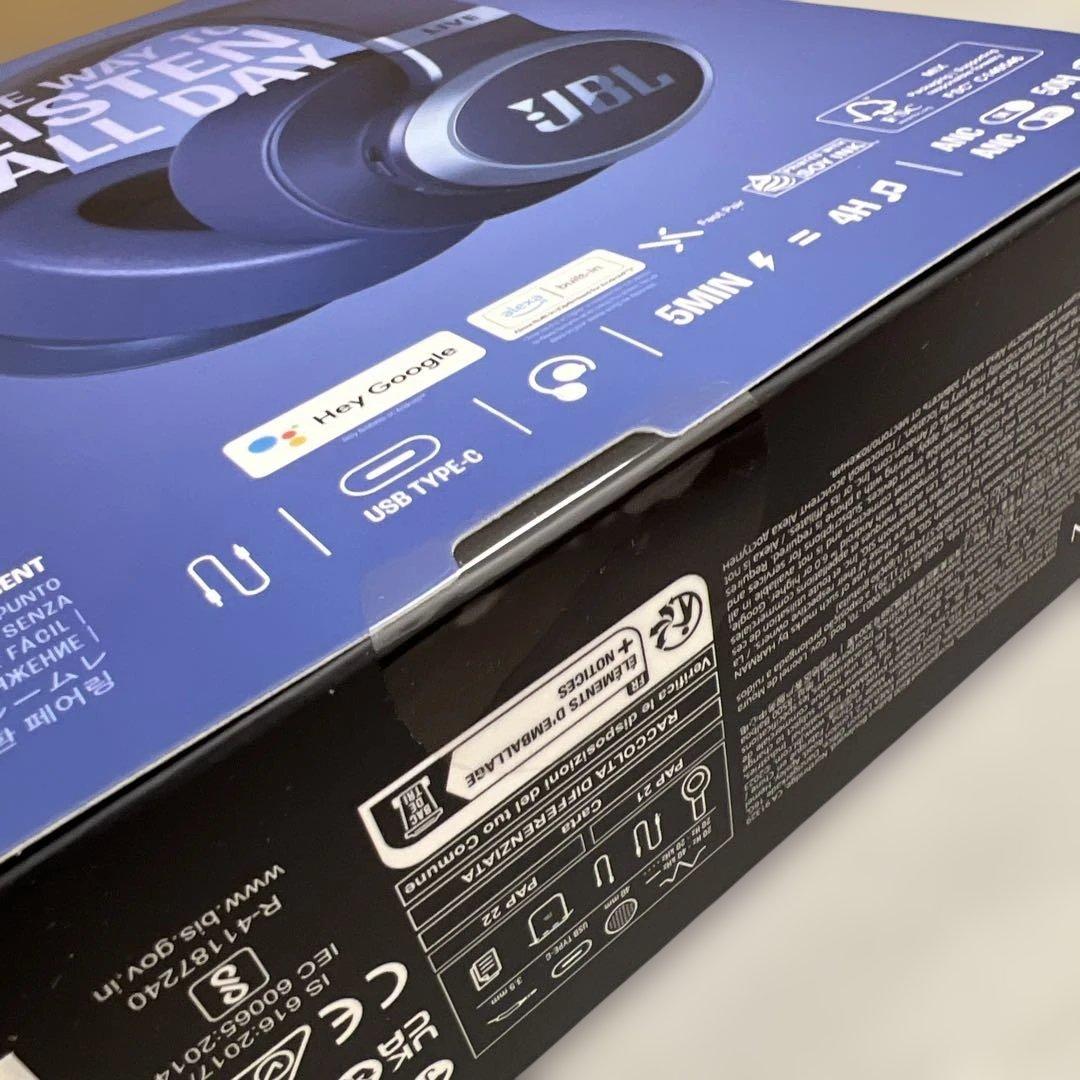 511053 未開封JBL LIVE 770NC ワイヤレスヘッドホン ブルー