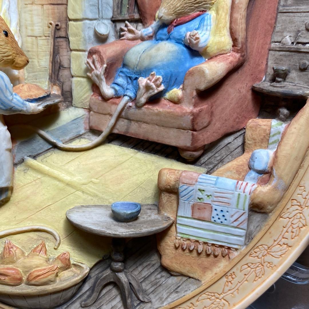 ブランブリーヘッジ 立体 壁掛けプレート ウィンター 冬 レア