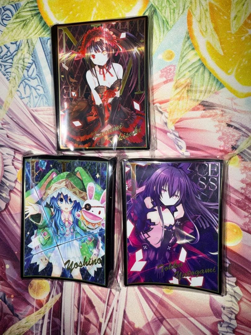 デートアライブ　狂三　四糸乃　十香　カードスリーブ