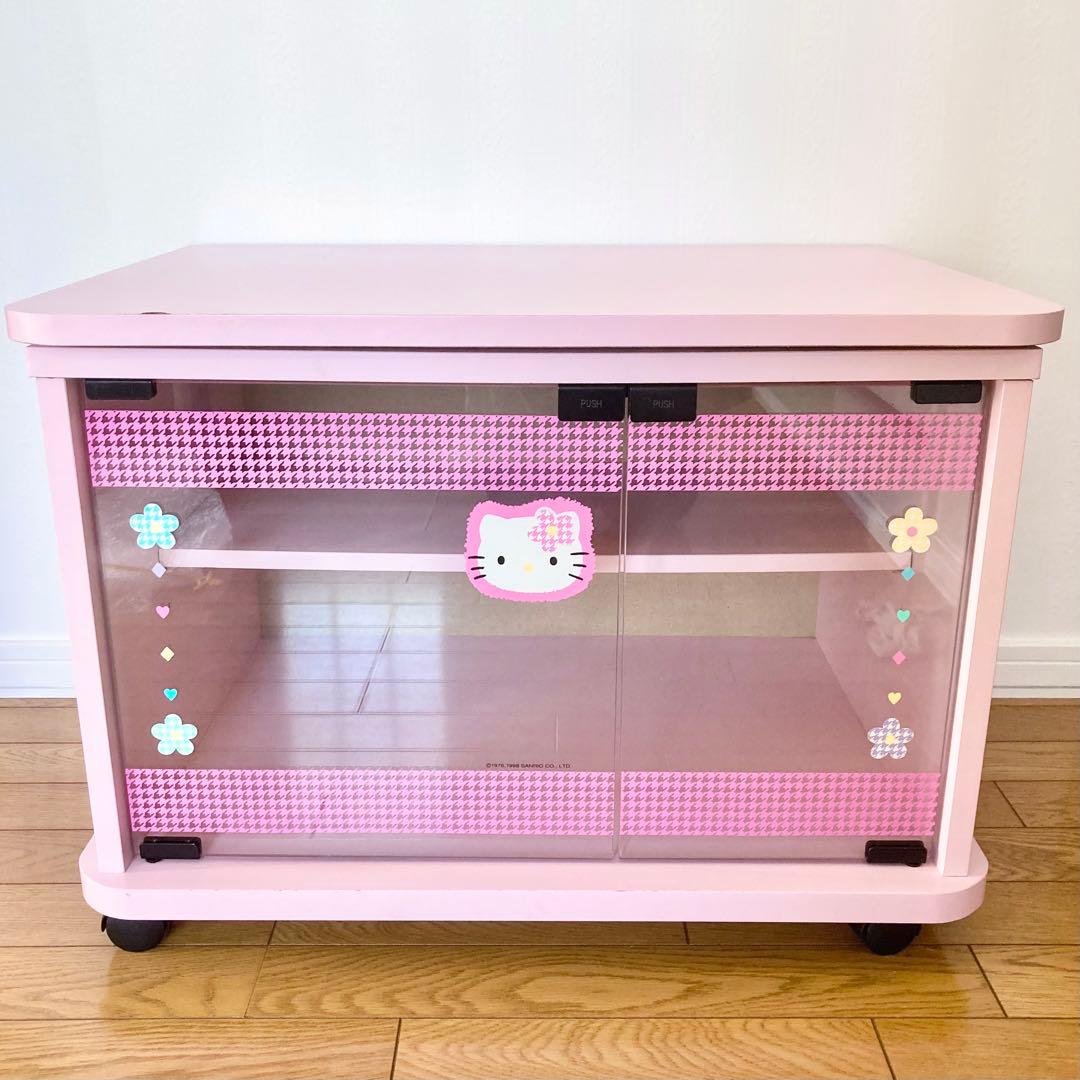 ♥️超希少！レトロ HELLO KITTY テレビ台 カオハナ 1998年 当時物