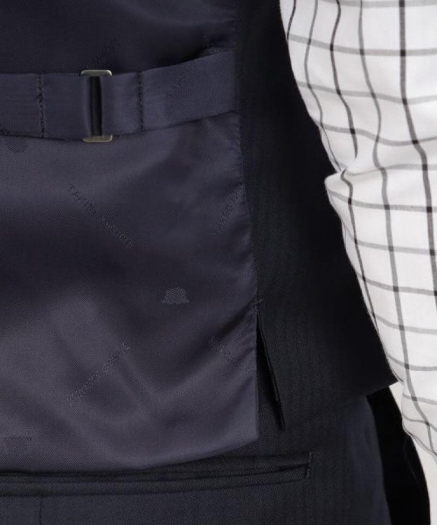 TAKEO KIKUCHI⭐️ DORMEUILスリーピース対応ベスト へリンボ