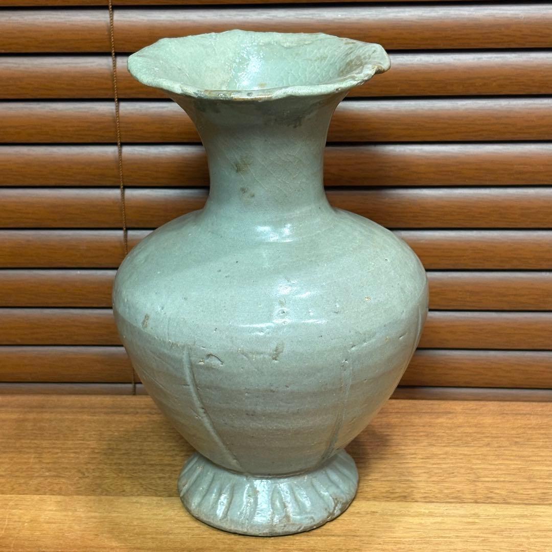 宋時代　中国青磁　中国から持って帰った希少な壺