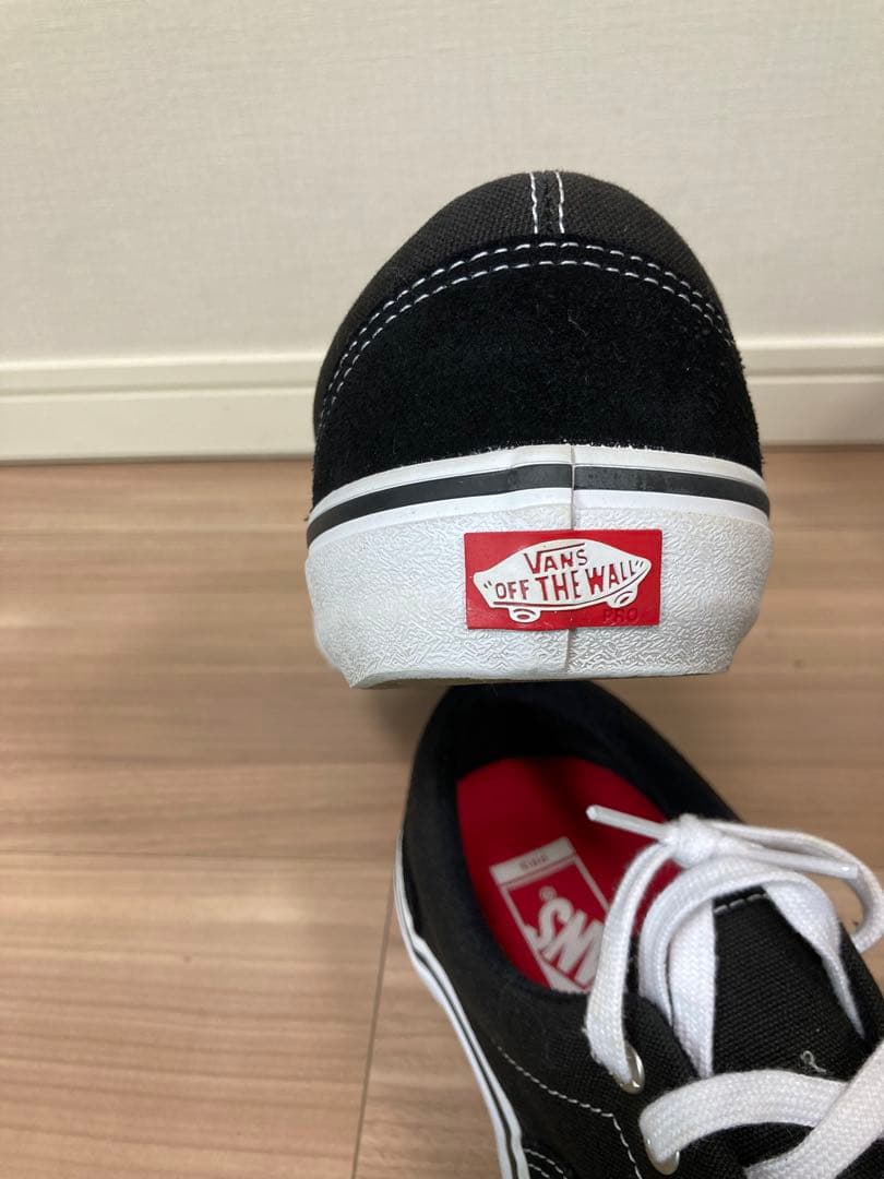 極美品vansproヴァンズプロスニーカースリッポンエラERAオーセンティック