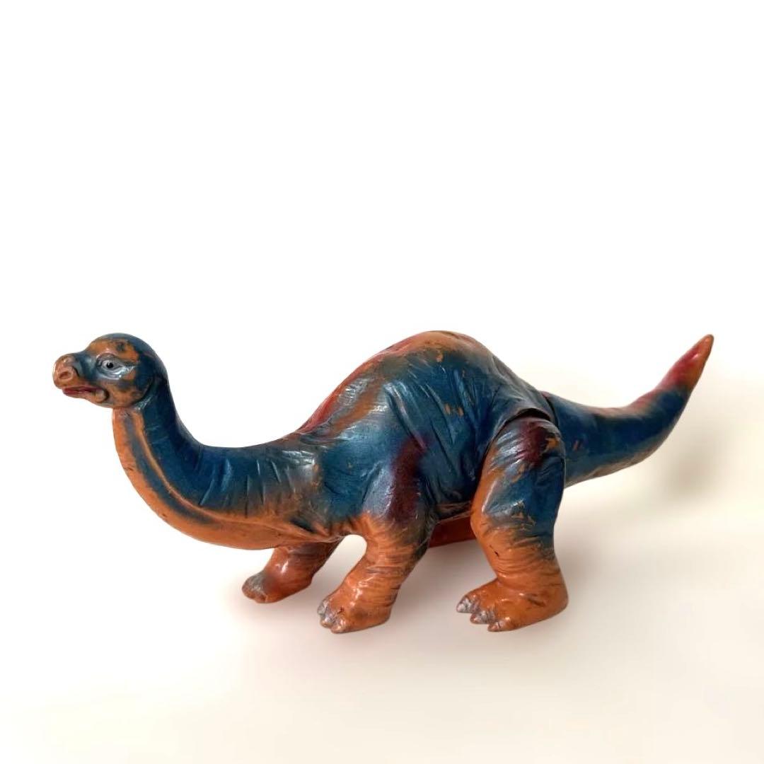 当時物 マルサン ブロントサウルス ソフビ