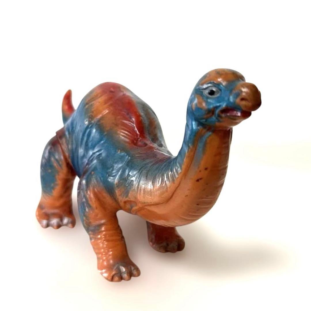 当時物 マルサン ブロントサウルス ソフビ
