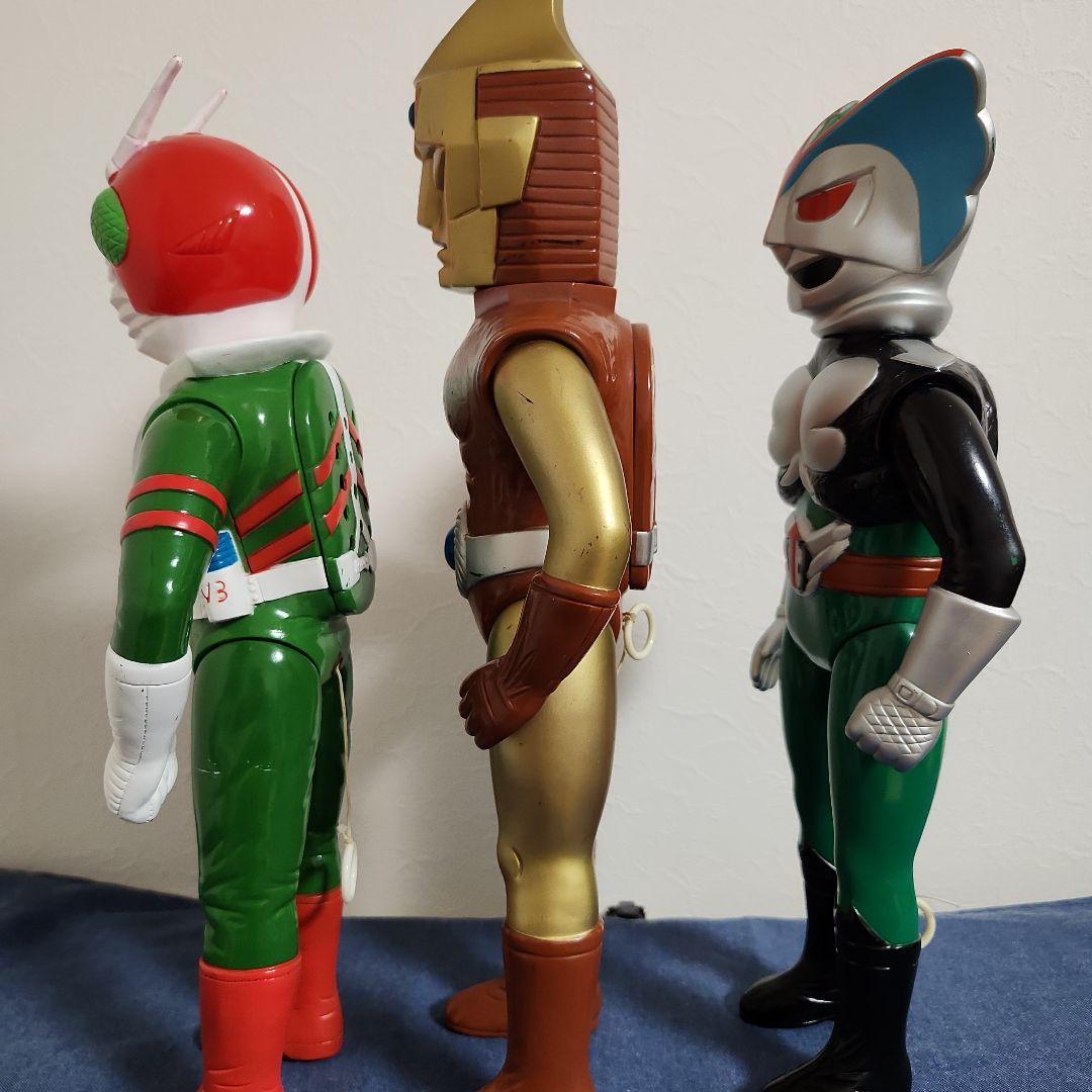 増田屋　マスダヤ　トーキング　V3 スペクトルマン　バロム1 3体セット　ソフビ