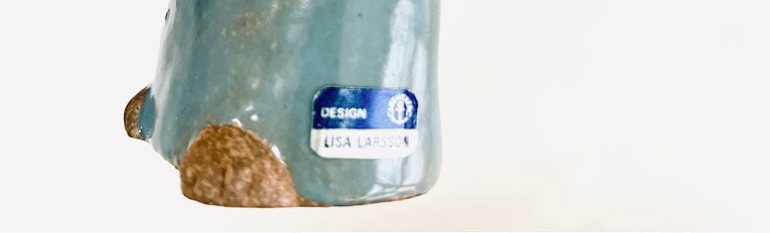 リサラーソン世界の子供たちレアGustavsberg シール付き北欧ビンテージ