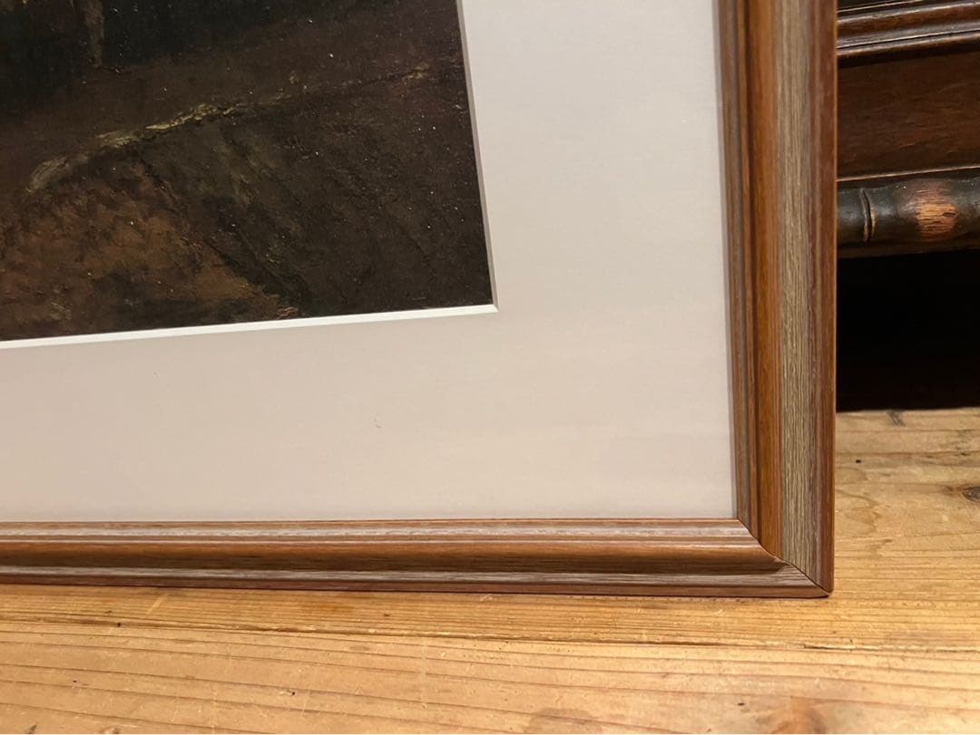 ユトリロ 絵画 ミュラー通り額縁 アート インテリア