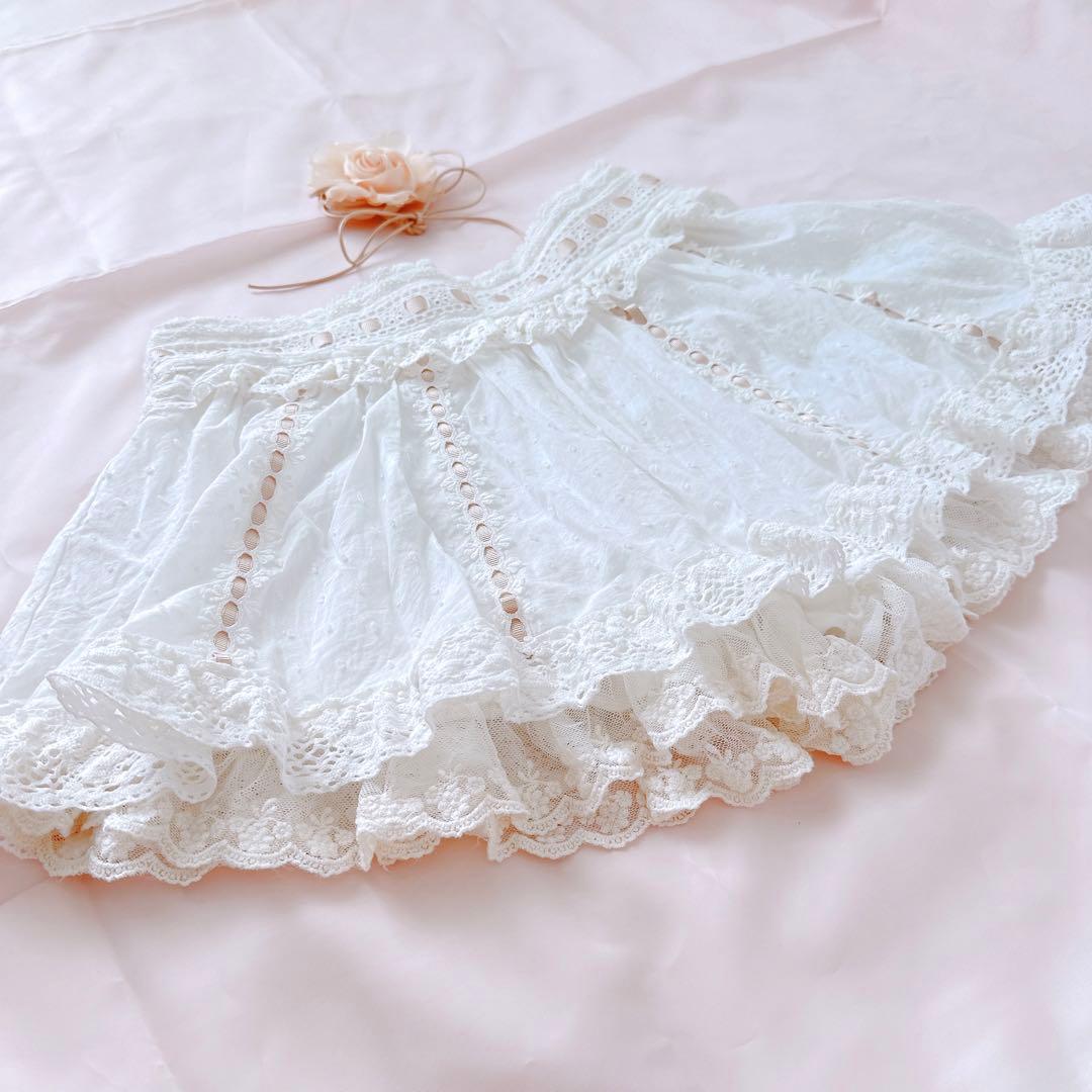 LIZLISA リズリサ スカパン キュロット レース フリル 姫 平成 当時物