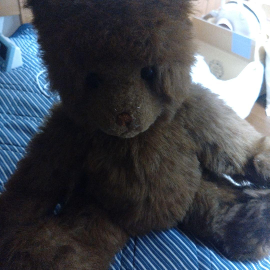 茶色いぬいぐるみ 約60cm