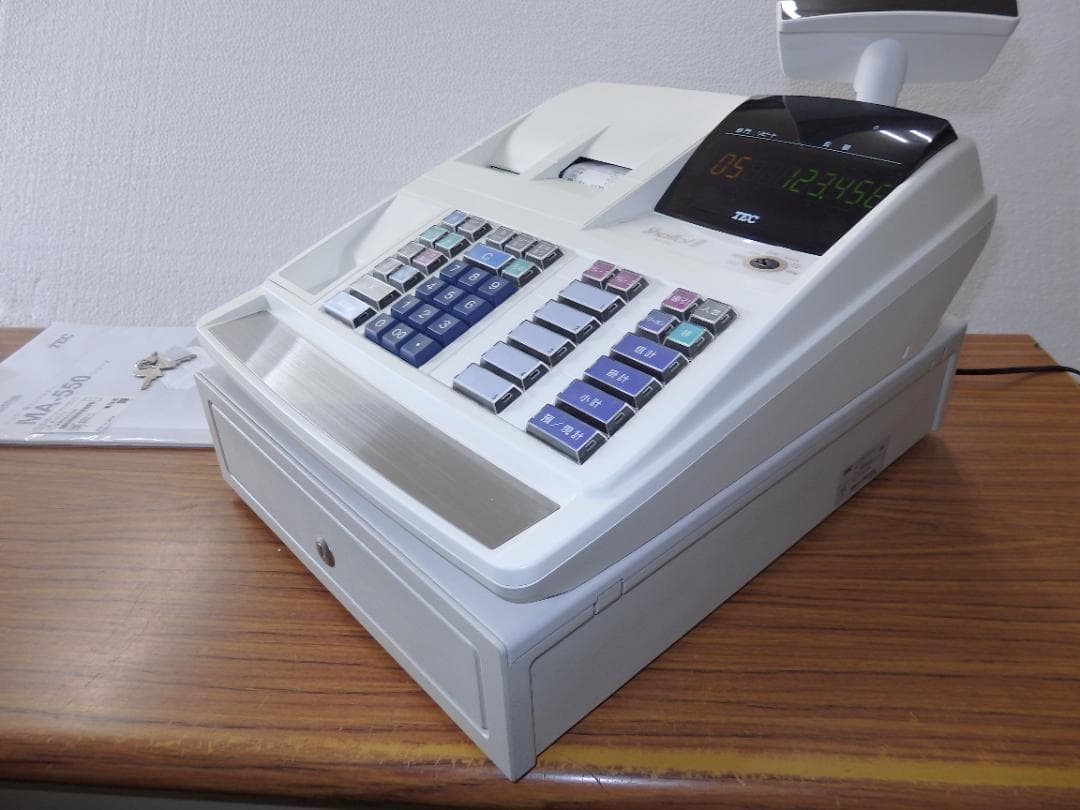 設定無料 TEC MA-550 インボイス レジスター 5部門 250924